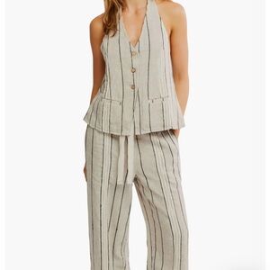 Free People “Take Me To Paris” linen set